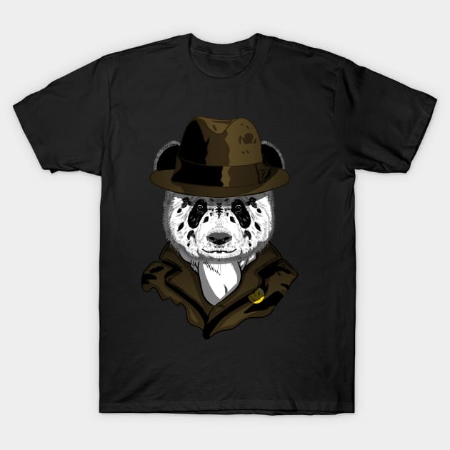 Panda Rorschach T-Shirt by LegendaryPhoenix